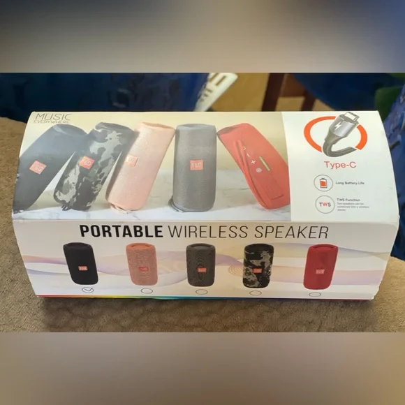 Portable Wireless Bluetooth Speaker, Black — T&G - Picture 12 of 16